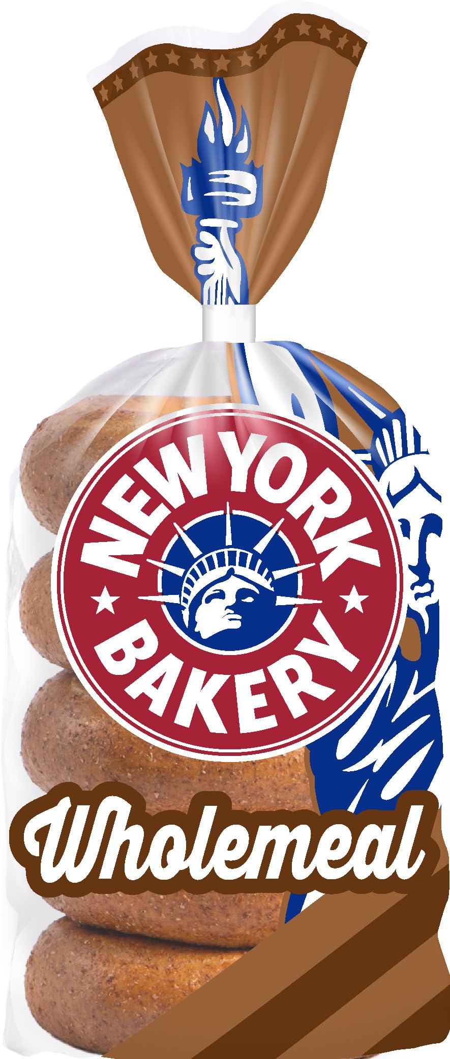 Wholemeal Bagels, 5 Pack