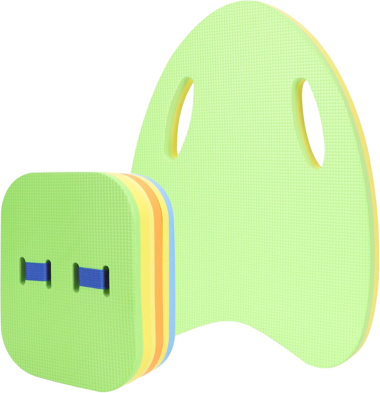 BESTonZON 2Pcs Swim Training Kickboards and Back Float Set for Adults and Green EVA Foam Floating Swim Board and Pool Water Sports