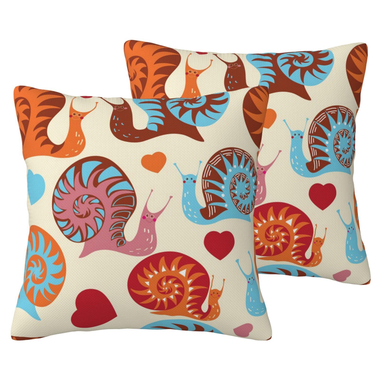 Taies d'oreiller en lin imitation | Housse de coussin canapé beige salon chambre