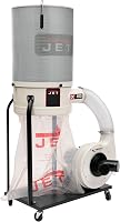 JET DC-1100VX-CK Vortex Cone Dust Collector with 2-Micron Canister Filter, 1-1/2 HP Motor for Superior Shop Air Quality