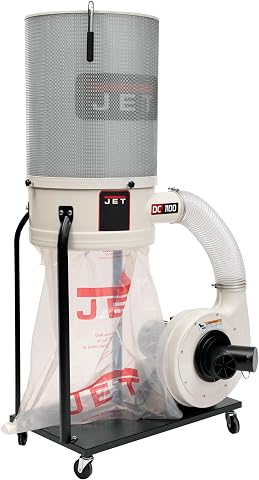 JET Vortex Cone Dust Collector with 2-Micron Canister Filter, 1.5 HP, 115/230V, 