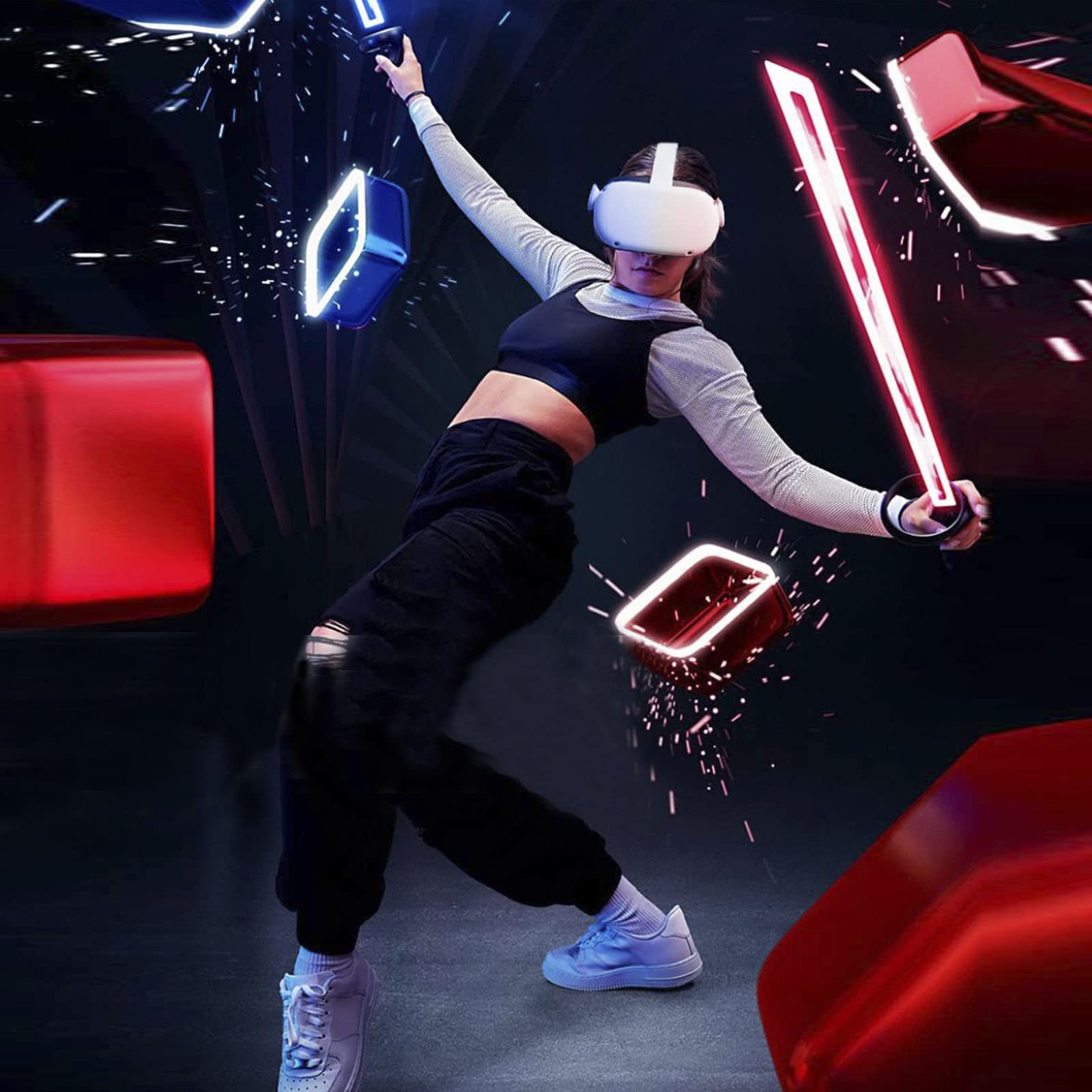 Para Oculus Quest 2 8000 Fuente Portátil mAh Auricular Accesorio Ajustable Auriculares Ajustable Almohadilla Cabeza Correa Reemplazo Diadema Correa de Cabeza Desgaste del cabezal de carga Oculus Quest
