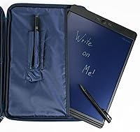 Vista 5 de Boogie Board Funda protectora con cremallera para cuadernos reutilizables de pizarra, verde azulado (la pizarra se vende por separado)