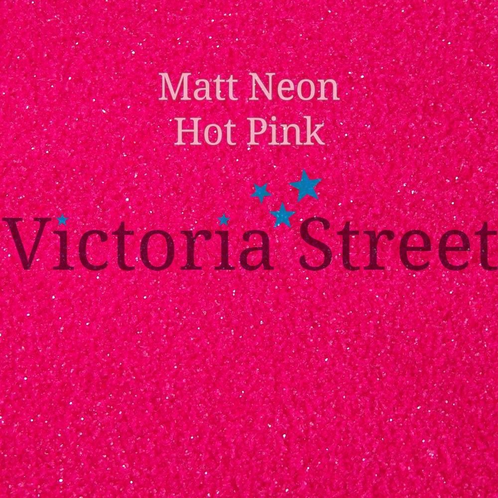 Victoria Street Glitter - Neon Matte Hot Pink - Fine 0.008" / 0.2mm (Fuchsia)[100 Grams]