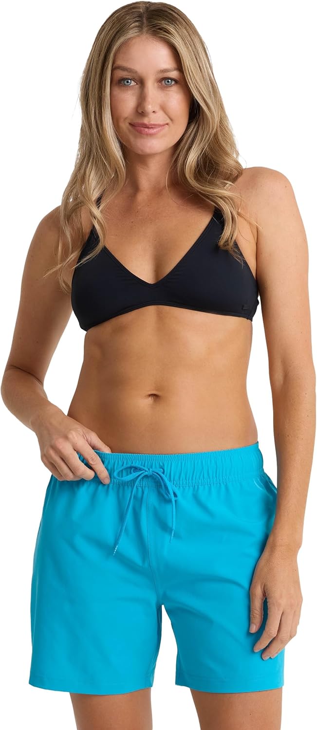 Roxy Women's Board Shorts 5" Inseam – Quick Dry Swim Shorts, Swimsuit Bottoms, Beach Shorts