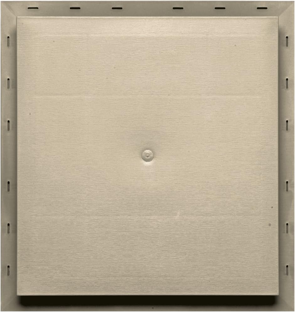 Builders Edge Almond Meter Base 049, Rectangular Plastic Mounting Bracket