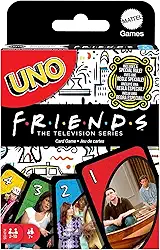 UNO Friends, Jogo de Cartas Inspirado No Programa de Televisão, Para Crianças, Adultos & Noite de Jogos, Mattel