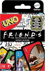 UNO Friends, Jogo de Cartas Inspirado No Programa de Televisão, Para Crianças, Adultos & Noite de Jogos, Mattel