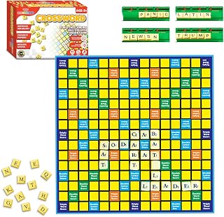 Wembley Crossword Board Game for Kids Adults with 100 Letters English Wordcraft Puzzle Vocabulary Builder Educational Lear... Price In India
