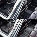 YUHGO Car Floor Mat Fit for BMW 3-Series 320i 323i 325i 328d 328i 328xi 330e 330i 335d 335i 340i Full Coverage All Weather Protection Waterproof Leather，Suitable for 95% Cars。 (Black)