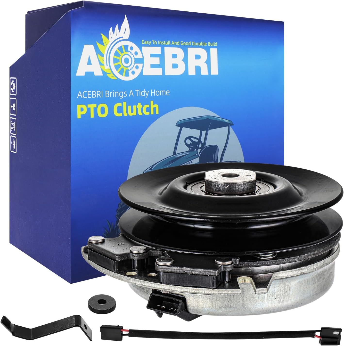 PTO Clutch Replacement for John Deere Scotts: GY20108 GY20652 GY20878 GY21340 GY21339 L120 L30 LA130 LA140 D140 D150 D160 D170, for Warner: 5219-20 5219-73 5219-72 5219-114 Mower Clutch