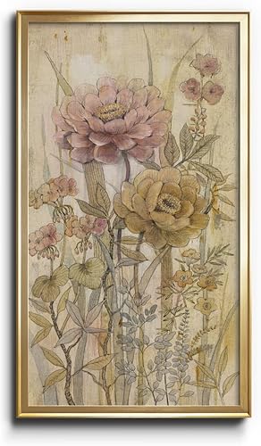 Miniatura 14 de Renditions Gallery Feeling Wild II - Impresiones botánicas modernas para decoración de pared, 16 x 28 pulgadas, marco dorado, arte de pared floral