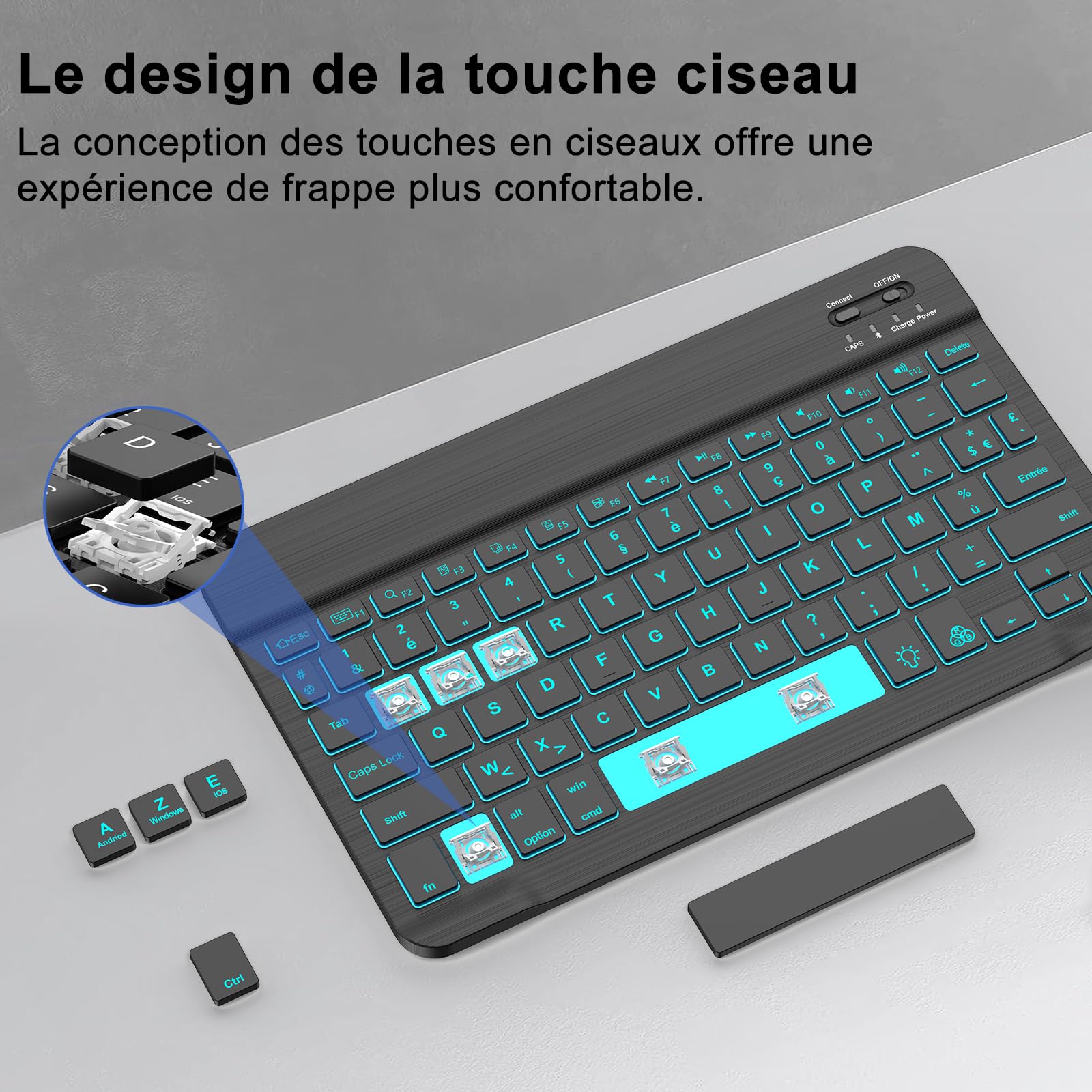 Cover Tastiera Bluetooth per Redmi Pad SE 11 - Layout Professionale