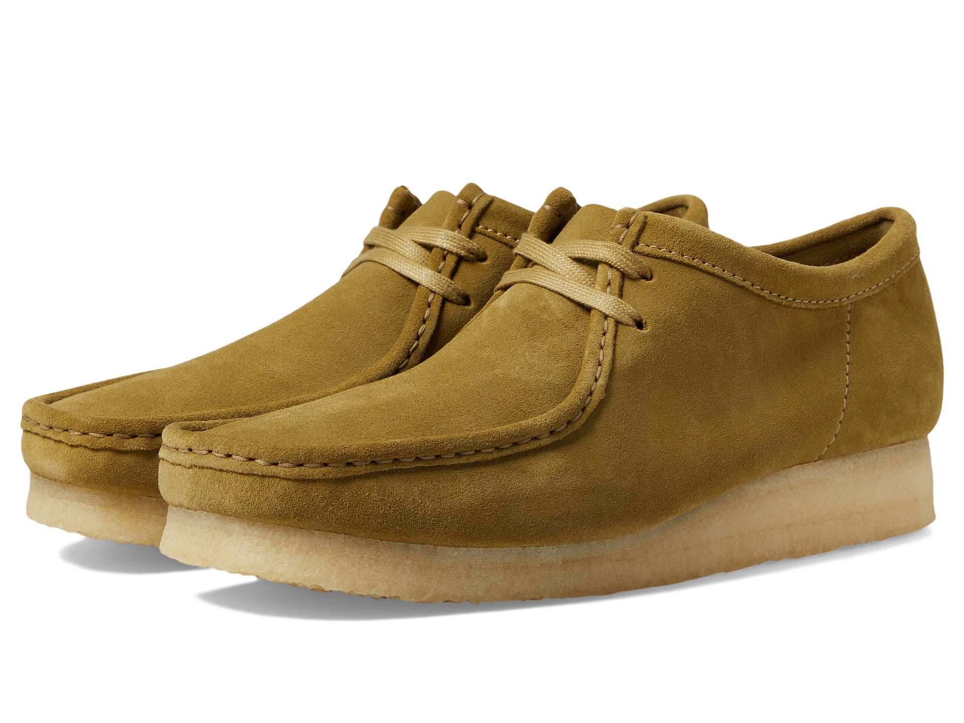 Wallabee Mens Originals Shoes Mid Green Suede| 26173640