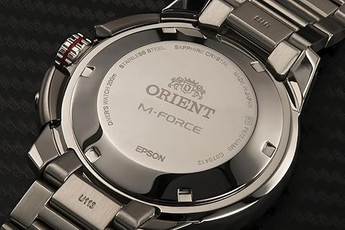 Miniatura 7 de Orient M-Force Reloj automático para hombre con esfera roja RA-AC0L02R00B, Rojo -, Buzo