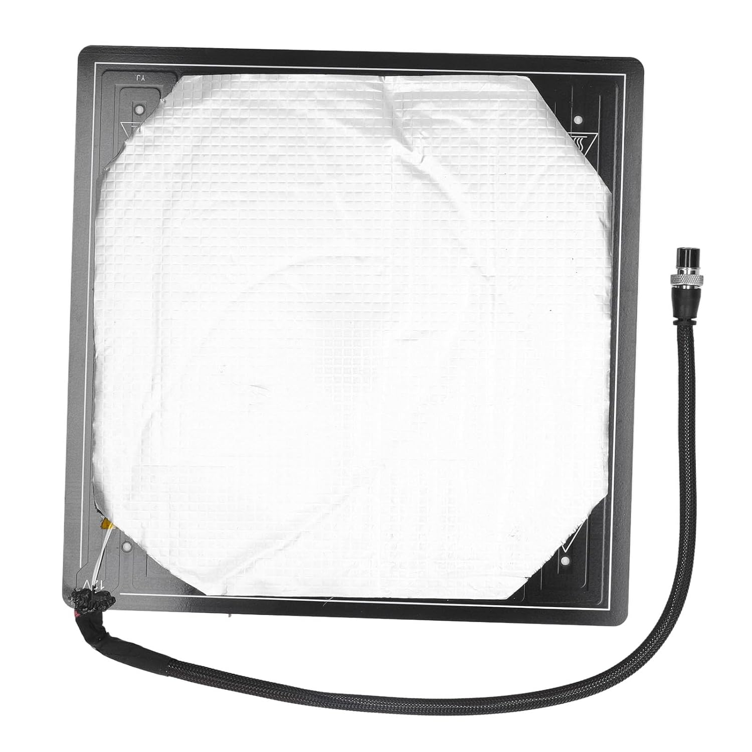 Qiilu 3D プリンター 加熱ベッド ホットベッド V2 および CR10 と互換性あり - 220W アルミニウム合金強化印刷