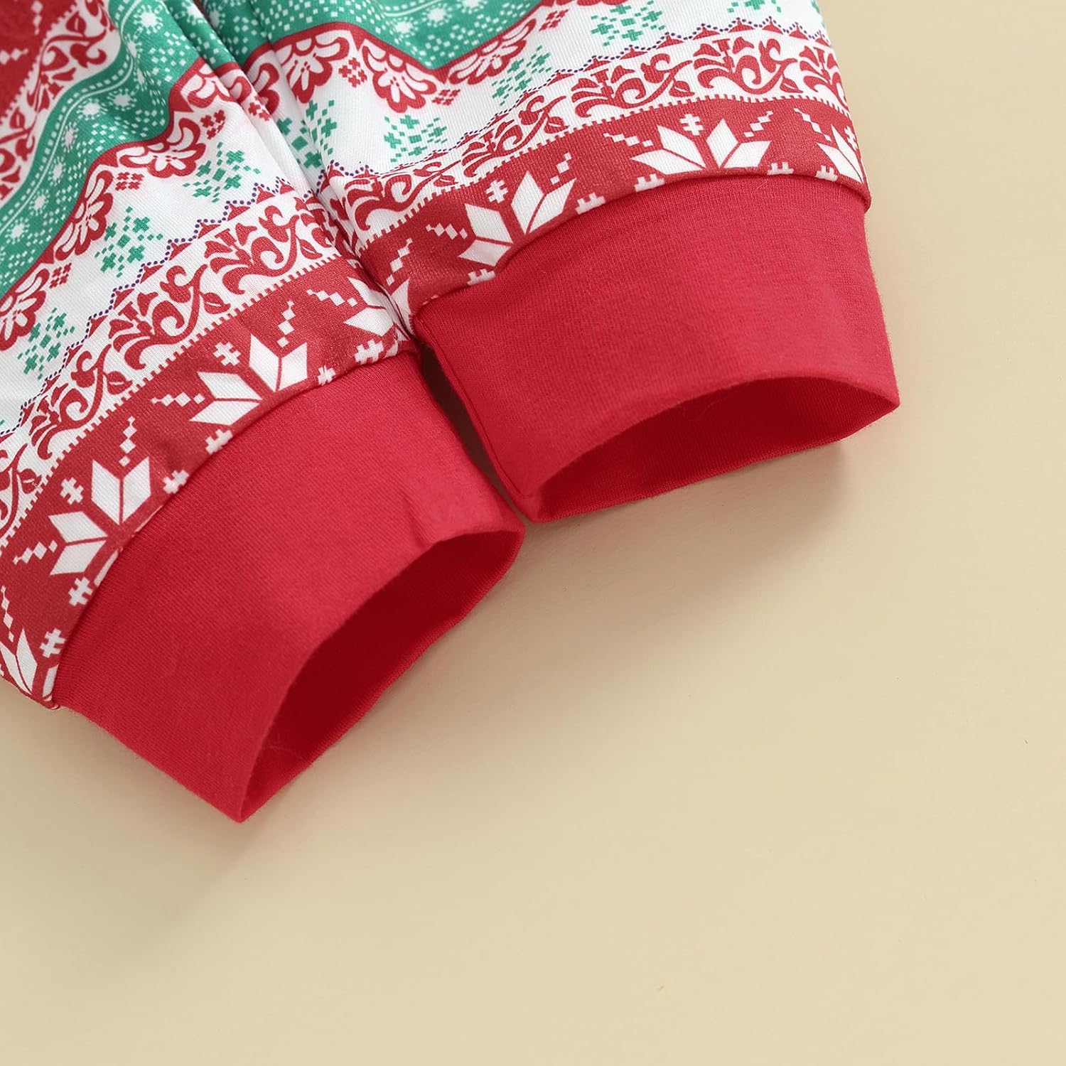 My First Christmas Baby Girl Boy Outfit Long Sleeve Romper Onesie Top+Pants+Headband Fall Winter Clothes