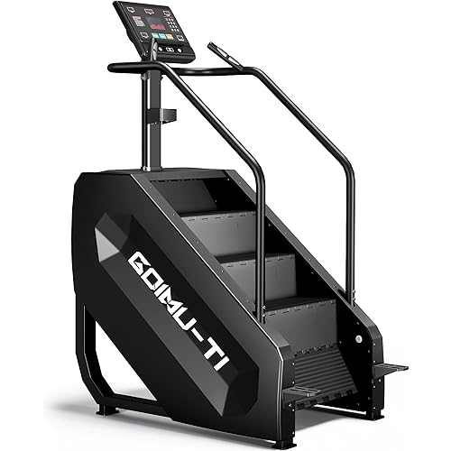 T1 Stair Stepper Machine, 550Lbs Commercial Grade Stair Climber for Home with 15 Resistance Level and LED Screen, Stepmill Exercise Machine for Full Body Workouts, 24-164 Steps/Min