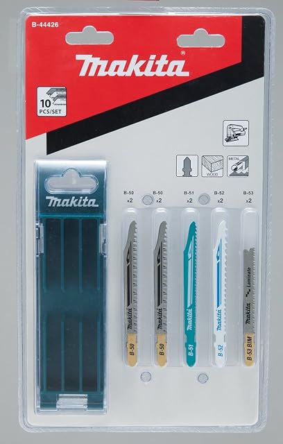 Makita B-44426 Jigsaw Blade Pack B, Multi-Colour