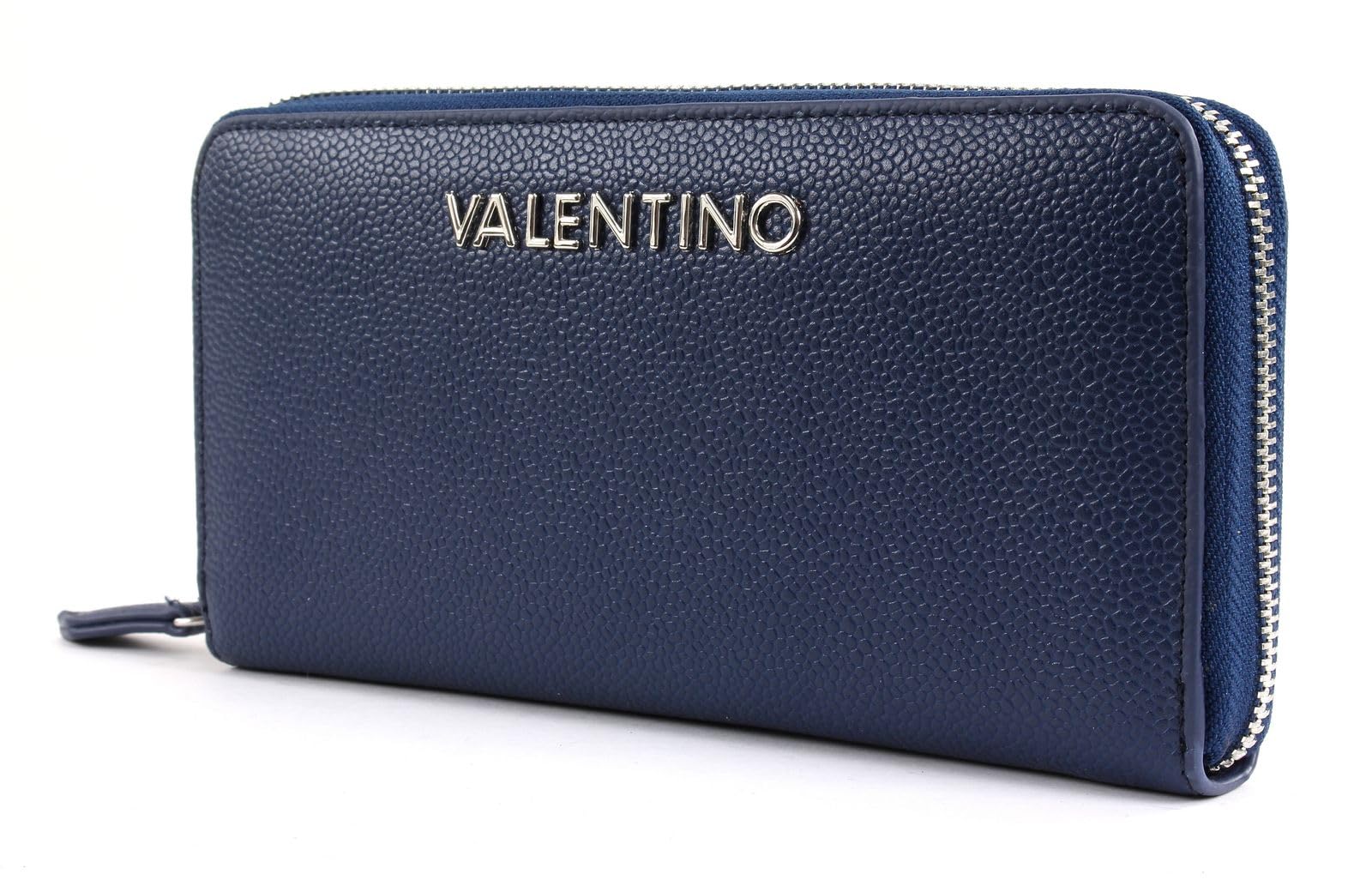 Valentino by Mario Valentino Divina Women’s Wallet, Blue (Blu), 2.5x10.5x14.5 centimeters (B x H x T)