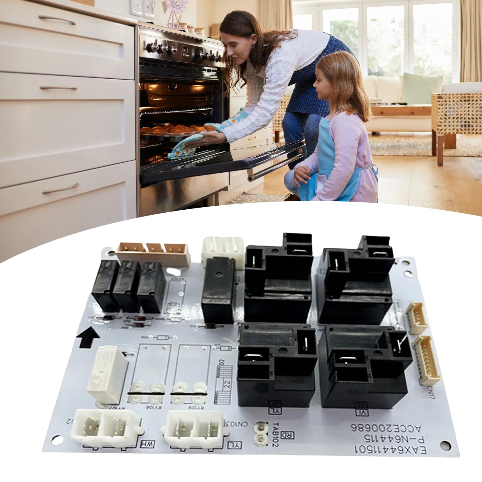 EBR74164805 Ranges Herd Ofen Relays Control Board Ersatz Für Ranges Herd Ofen Lre302st Lre3083SW LRE3833st Easy Installation Control Board