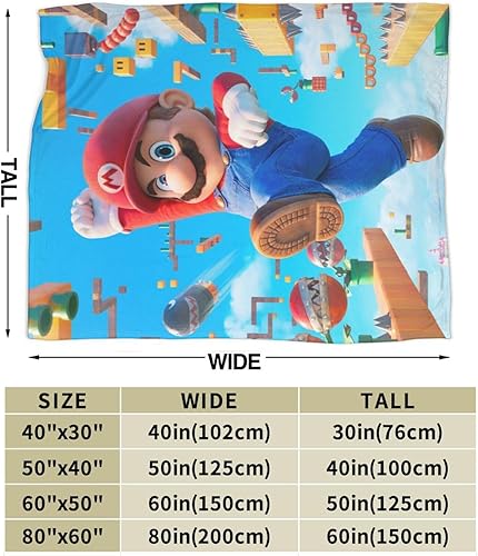 Miniatura 3 de Manta de juego de dibujos animados, manta de franela suave y cálida para todas las estaciones, para dormitorio, sala de estar, decoración del hogar,