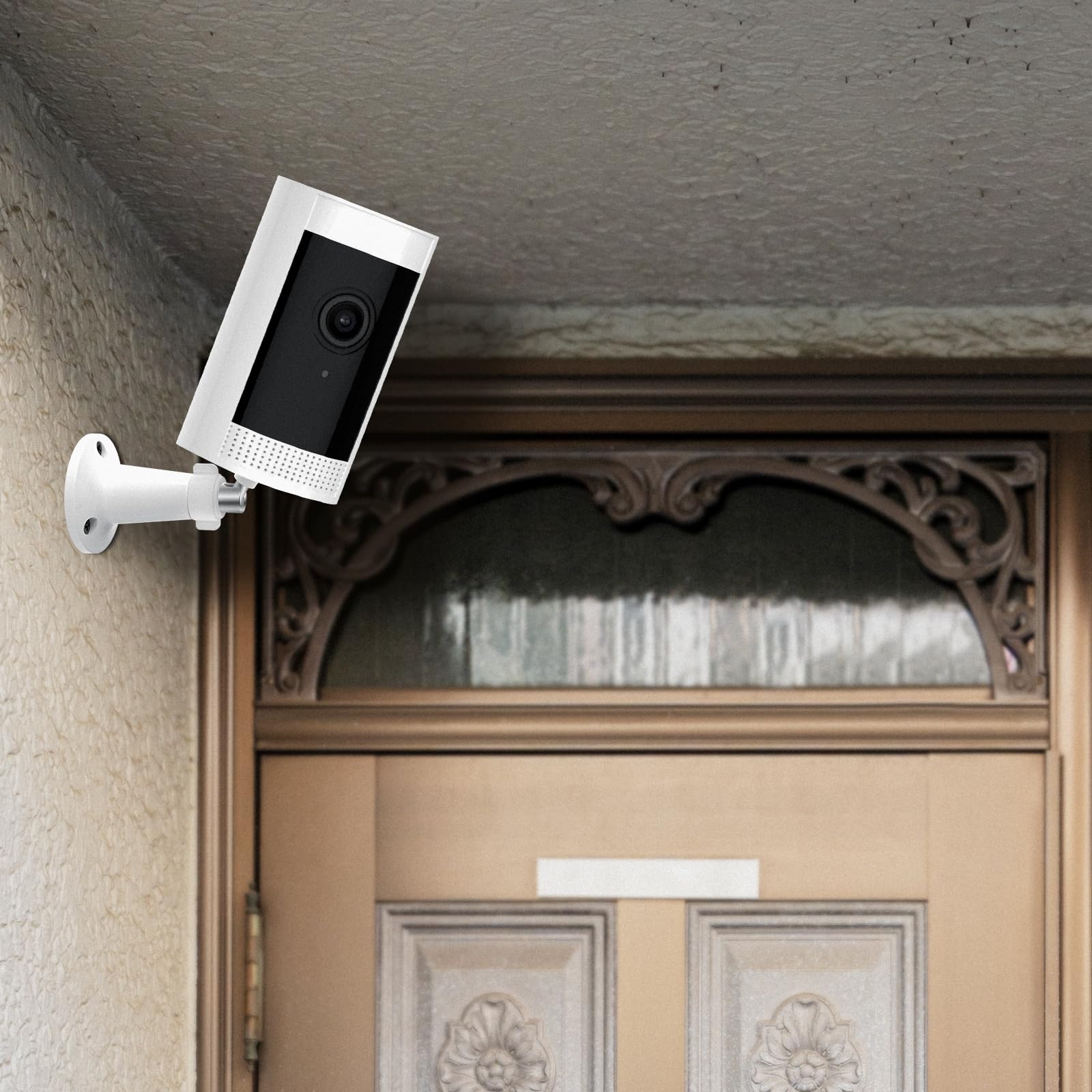 Utilizza l'interfaccia filettata standard da 1/4 di pollice -20 Supporto da parete per videocamera di sicurezza Arlo Pro 2/3/4,Arlo Essential Spotlight,Ring Stick UP Cam,EufyCam 2/2C/ 2 Pro/2C Pro