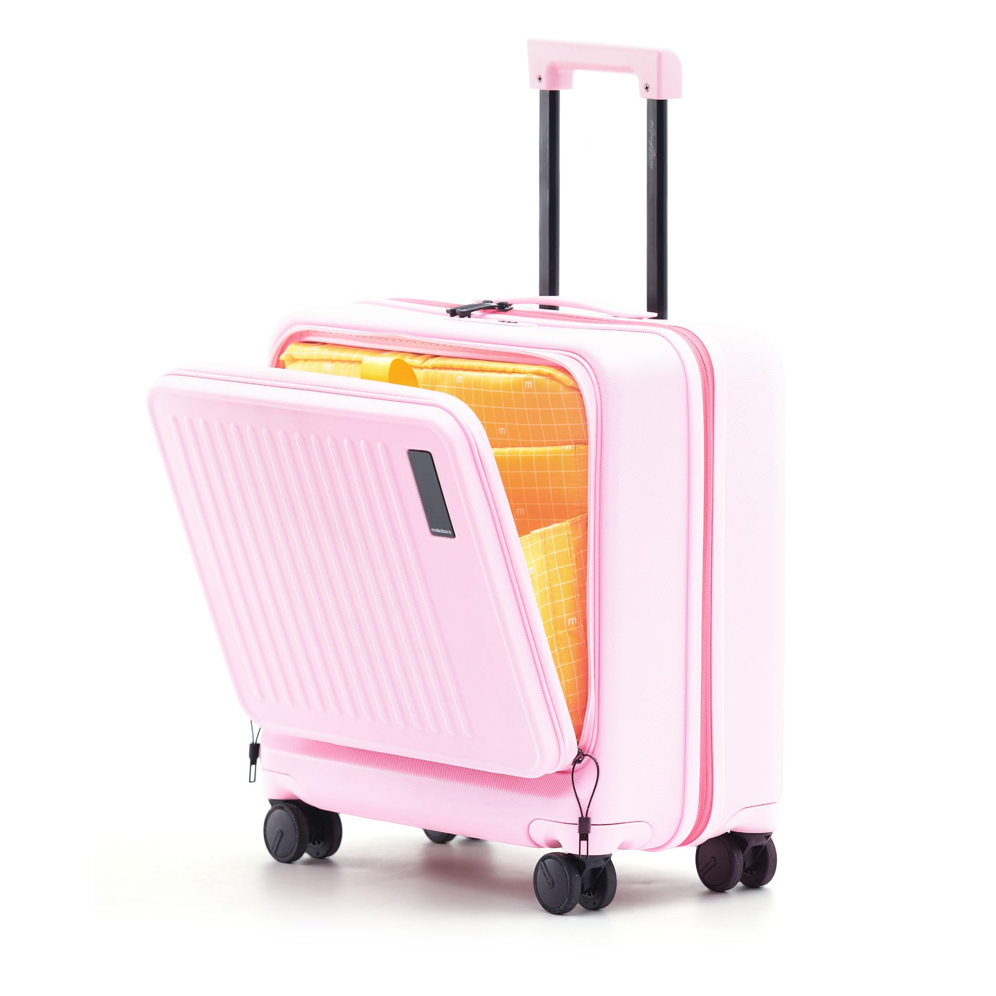 MOKOBARA The Transit Cabin Overnighter Luggage 58cms Cabin Size German Makrolon Poly-Carbonate Hard Sided 8 Hinomoto Wheels Suitcase Trolley (Excuse Me)