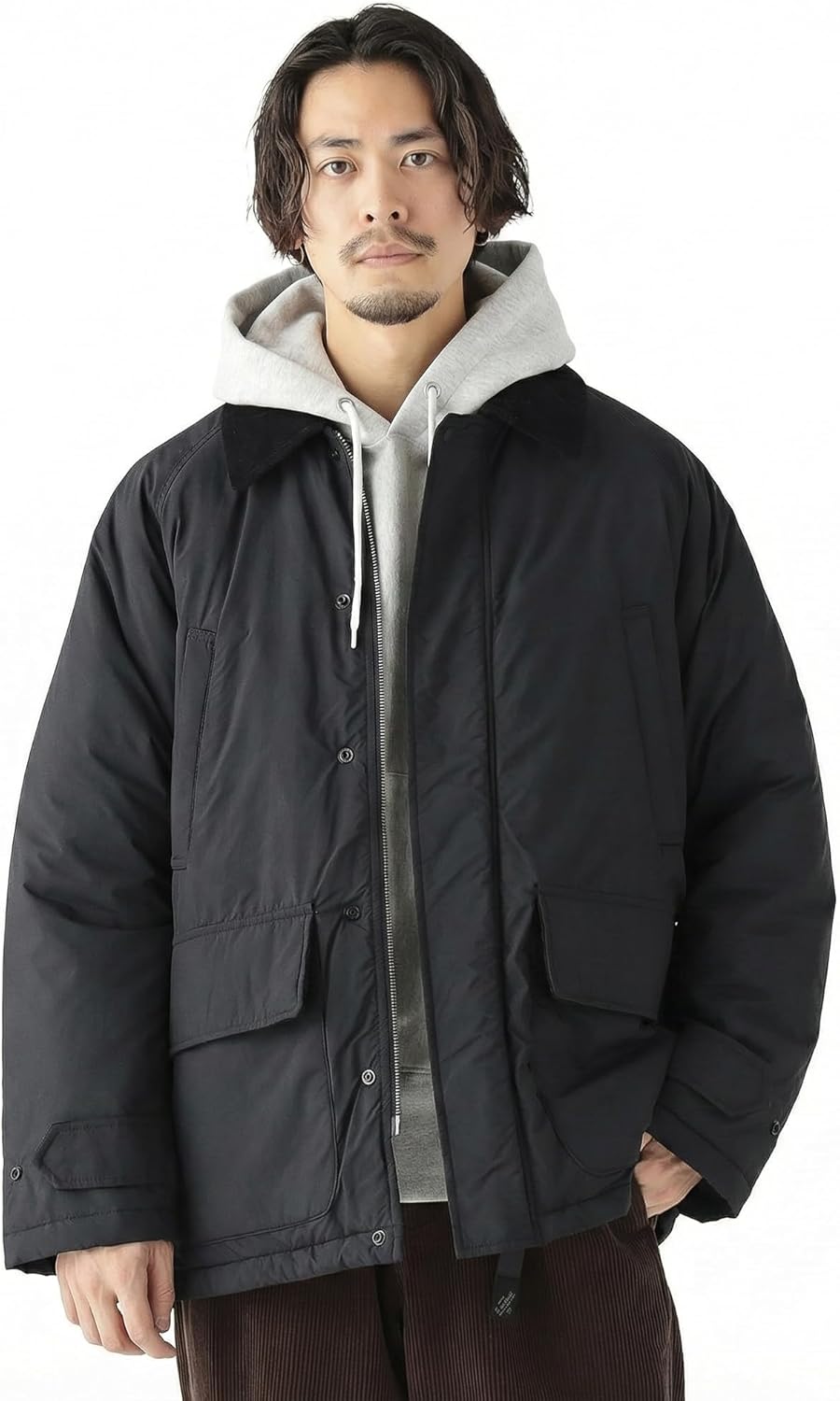 [ビーミング ライフストア by ビームス] ブルゾン 衿コール 中綿 ハンティング ジャケット メンズ