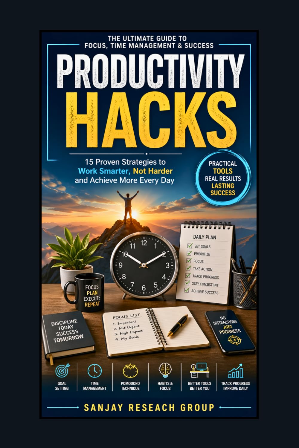 Productivity Hacks: The Ultimate Guide to Focus, Time Management & Success (Self Help Books By Sanjay Mandavi)