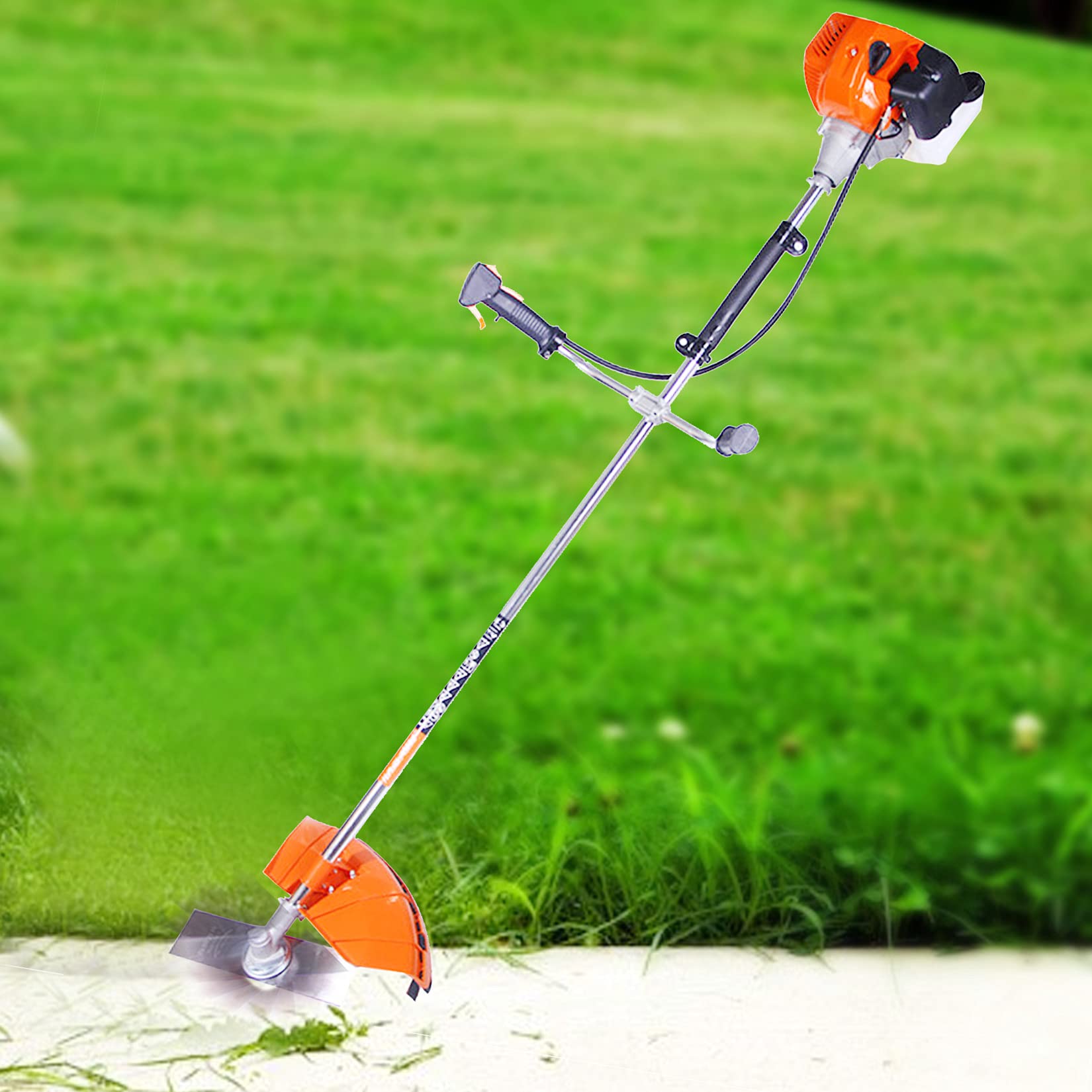 Buy Fiunkes 45.7Cc Weed Eater Powered Weed Wacker, 2in1 Straight Shaft String Trimmer, 2Cycle