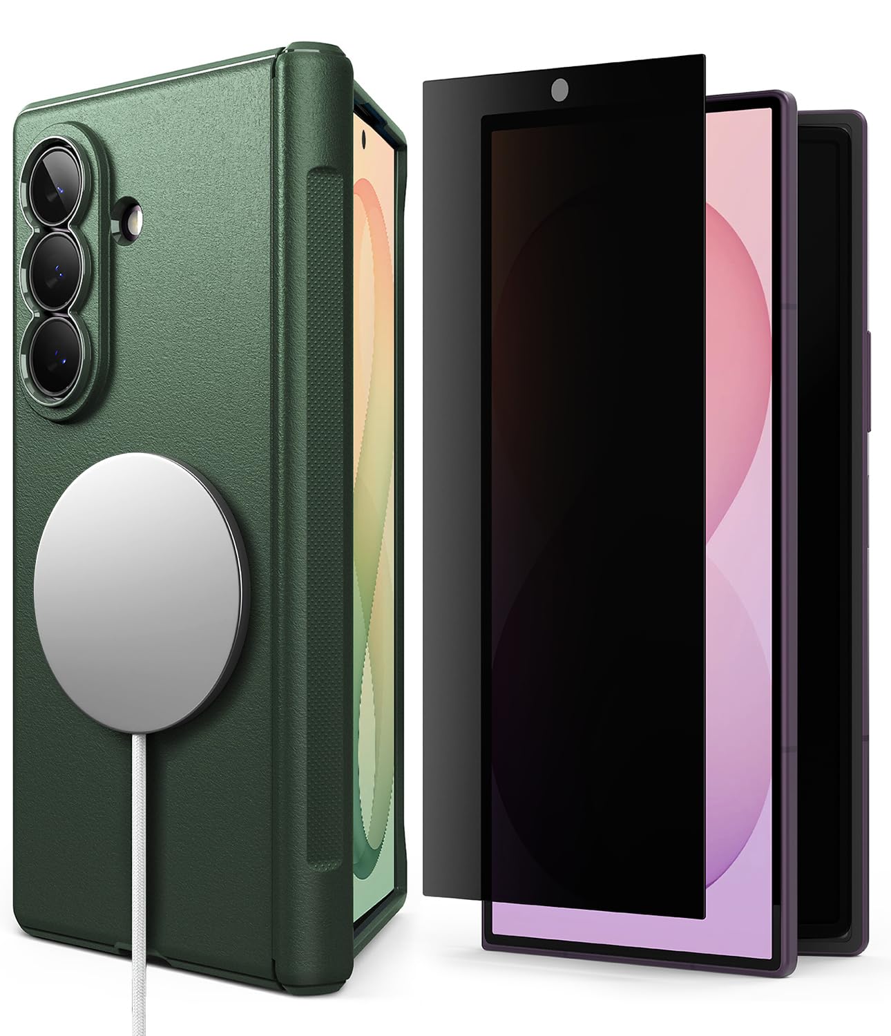 Ringke Funda y Protector Pantalla para Galaxy Z Fold 8 Ultra
