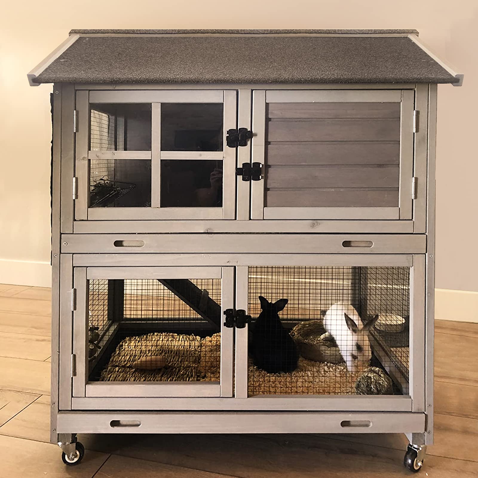 rabbit cage on wheels