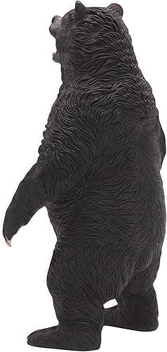 Miniatura 4 de Juguete de oso negro para niños, figura de juguete de oso safari, figura de acción de animales salvajes, ideal para regalo de niños, premios, Oso