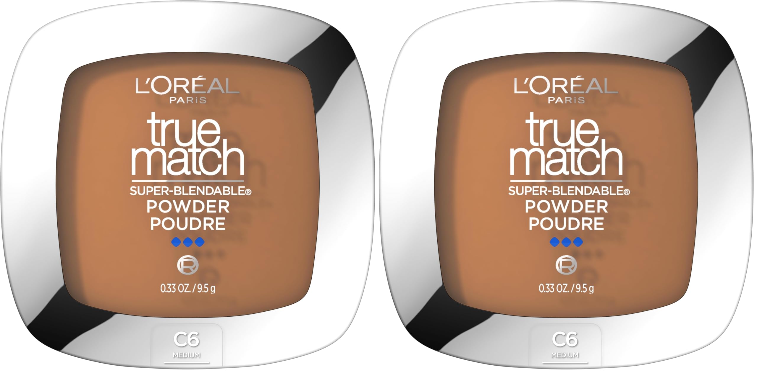 LOreal Paris True Match Super Blendable Oil Free Powder Foundation C6 Medium 0 33 oz Packaging May Vary