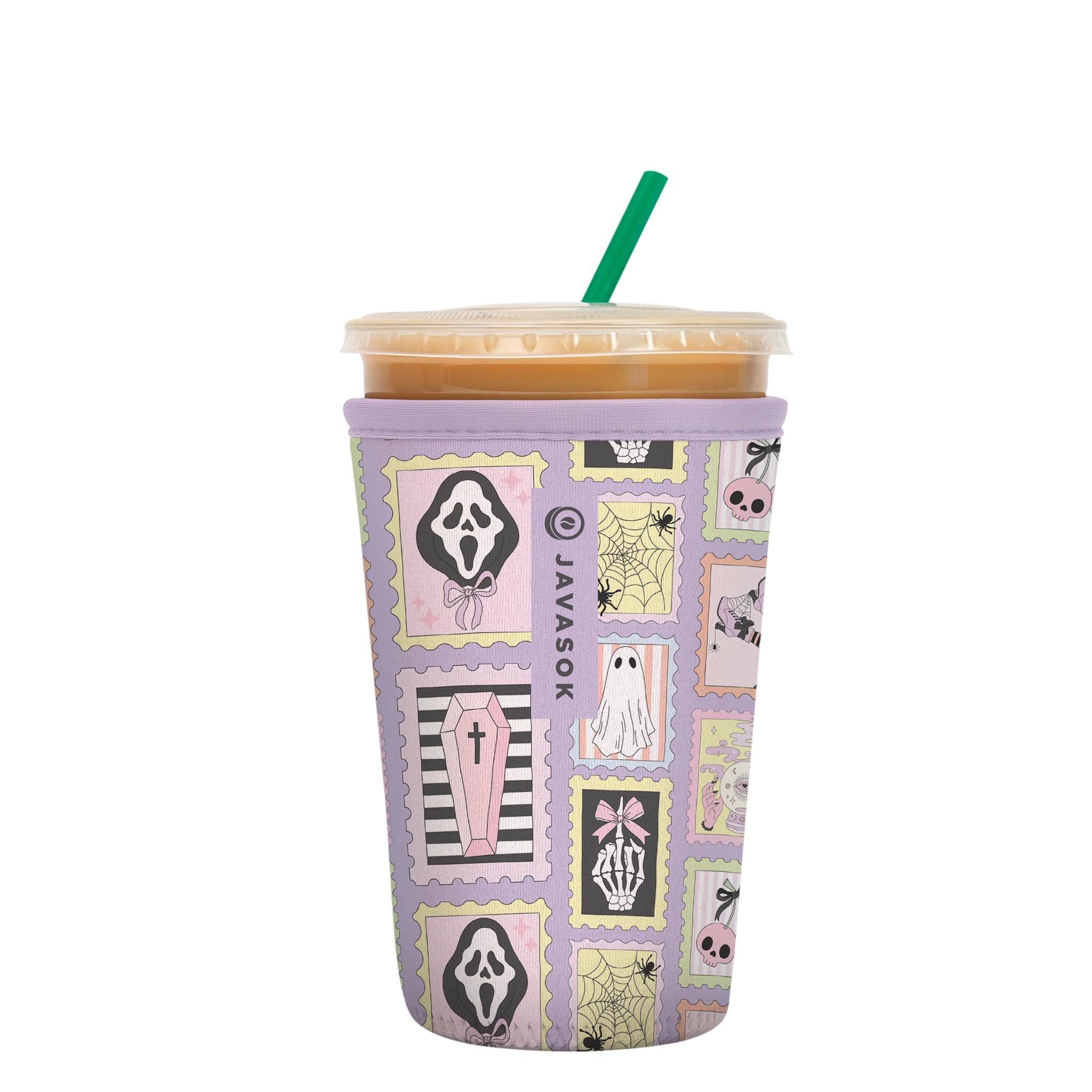 Sok It JavaSok Iced Coffee &amp; Cold Soda Insulated Neoprene Cup Sleeve (I'm Screaming, Medium: 22-28oz)