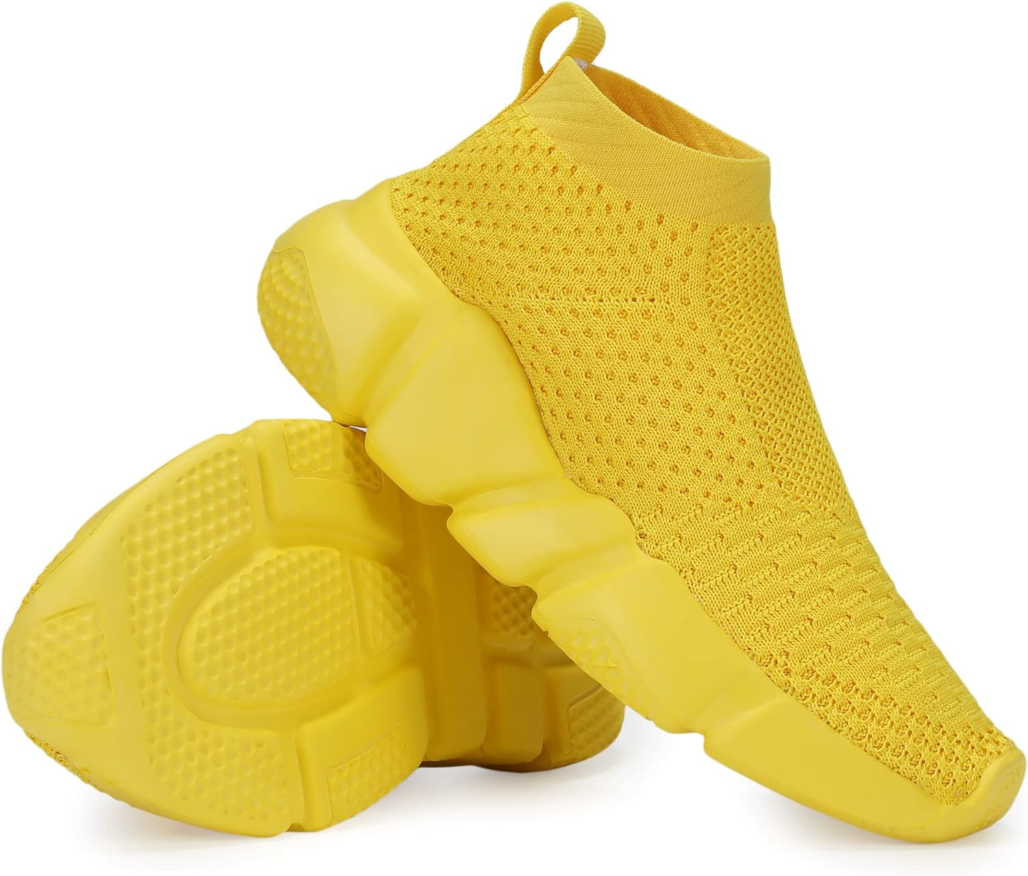 Casbeam Boys and Girls Breathable Lightweight Fashion Casual Sports Walking Shoes Running Sneakers High Top (Toddler/Little Kid Bib Kid) - Image 4