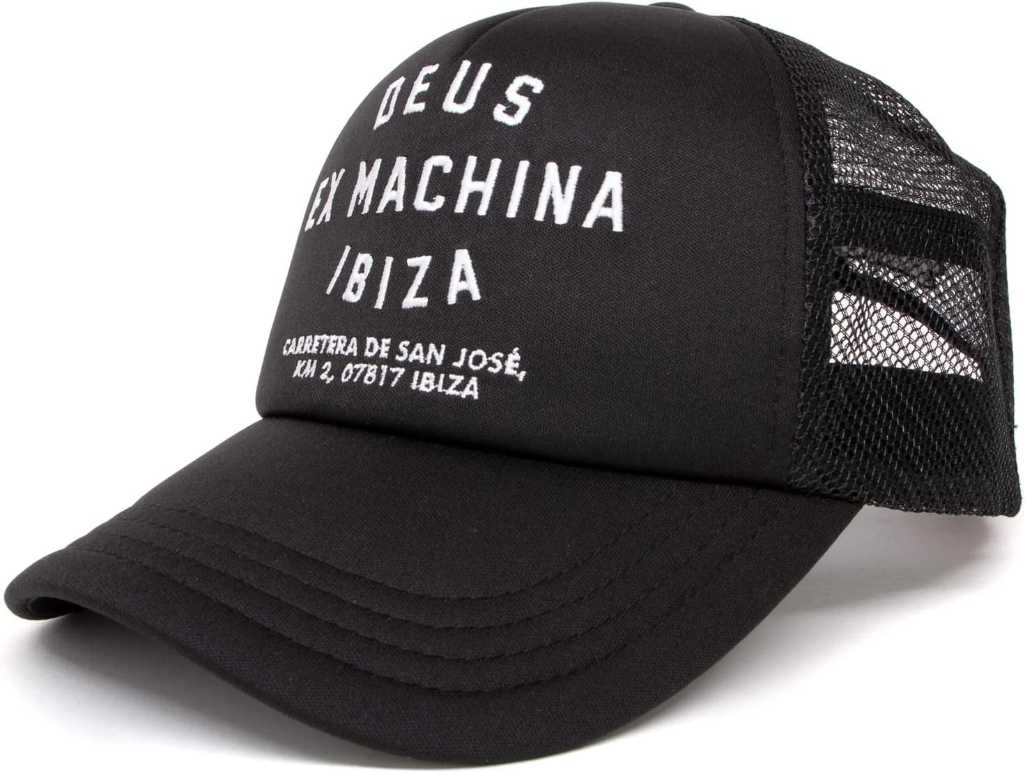 Deus Ibiza Address Trucker Cap - Black