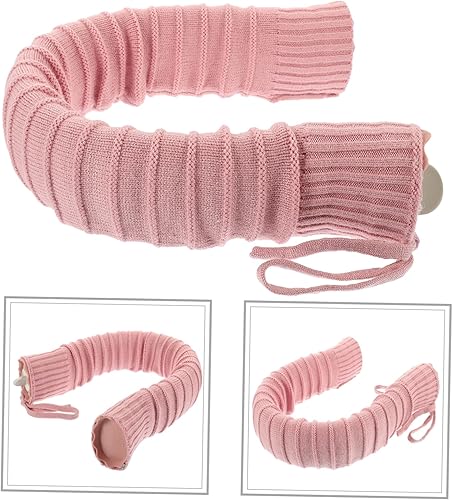 Miniatura 5 de Bolsa de agua caliente en forma de U con funda de punto extraíble lavable y lavable, bolsa de calor de gel de sílice para el cuidado del cuello y