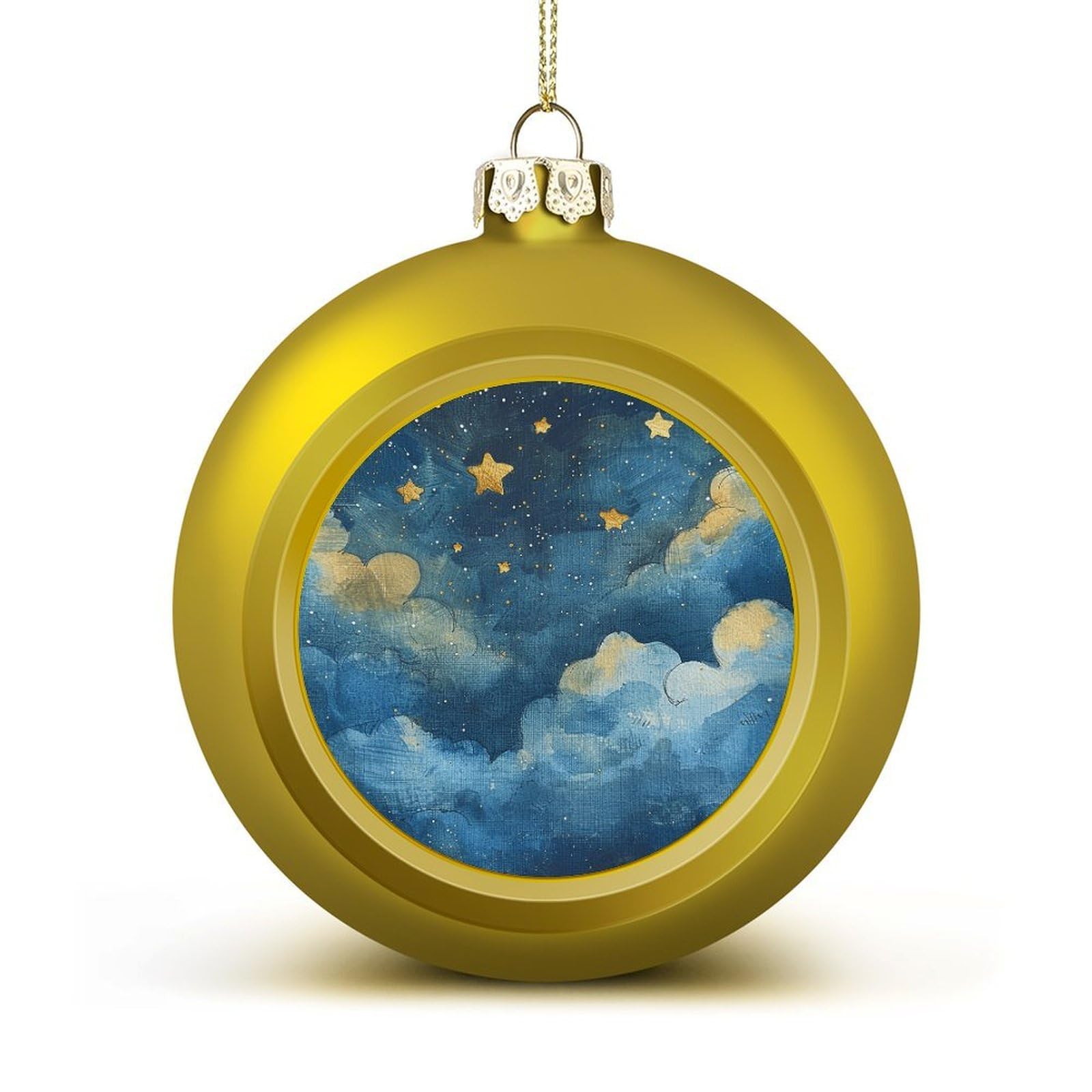 Unique Scenery Images Christmas Balls Ornaments for Xmas Christmas Tree 1.6" Hanging Shatterproof Xmas Balls Hanging Decor Pendants for Holiday Party Outdoor Indoor DIY Craft Supplies