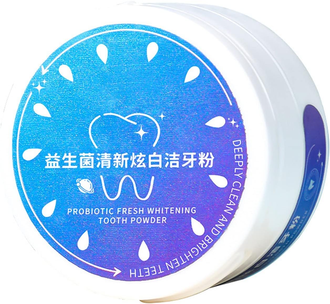 Fresh Dazzling White Teeth Cleaning Powder to Tooth Stains
