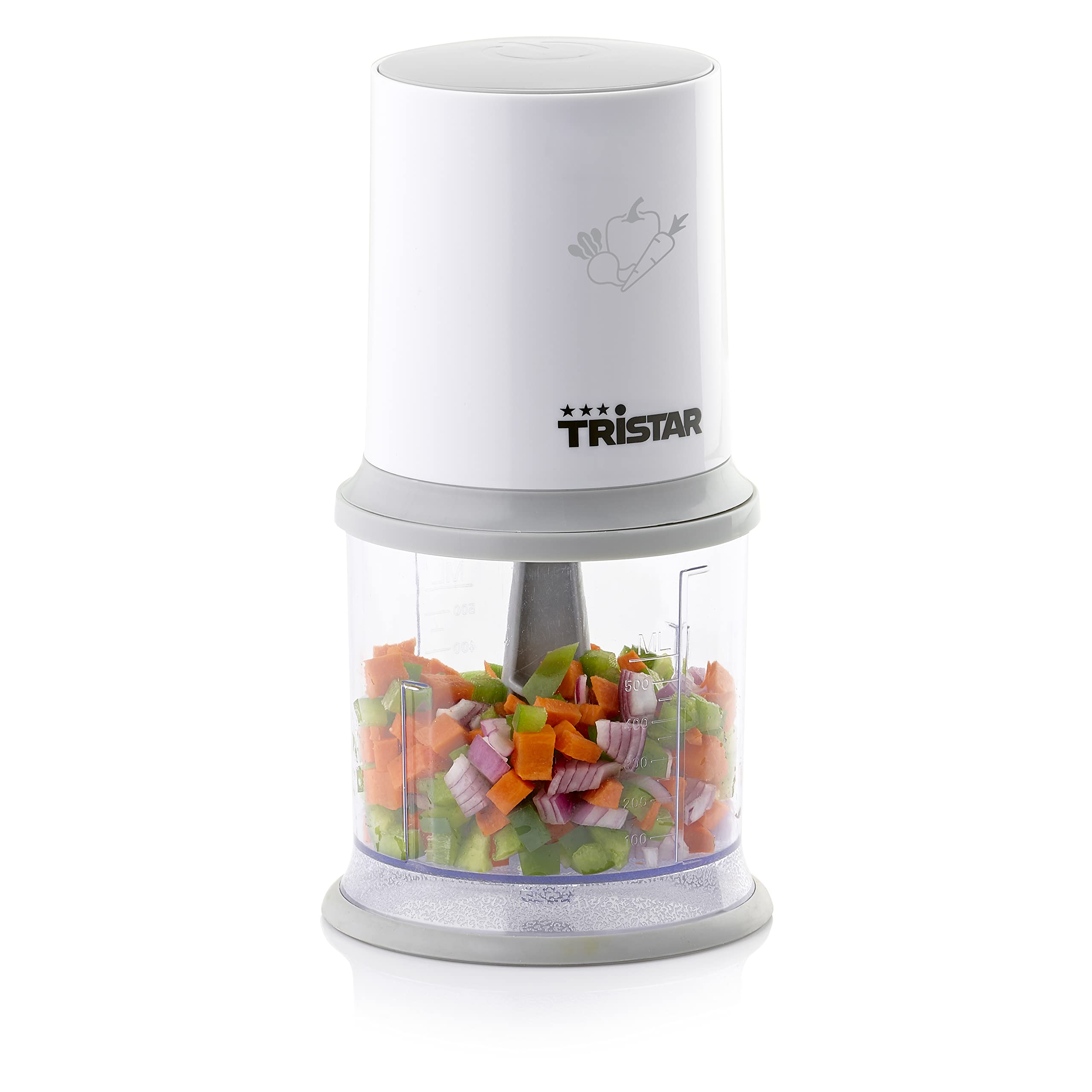 Tristar BL-4020 Tritatutto con 1 Tasto Operativo, 200 watt, Bianco