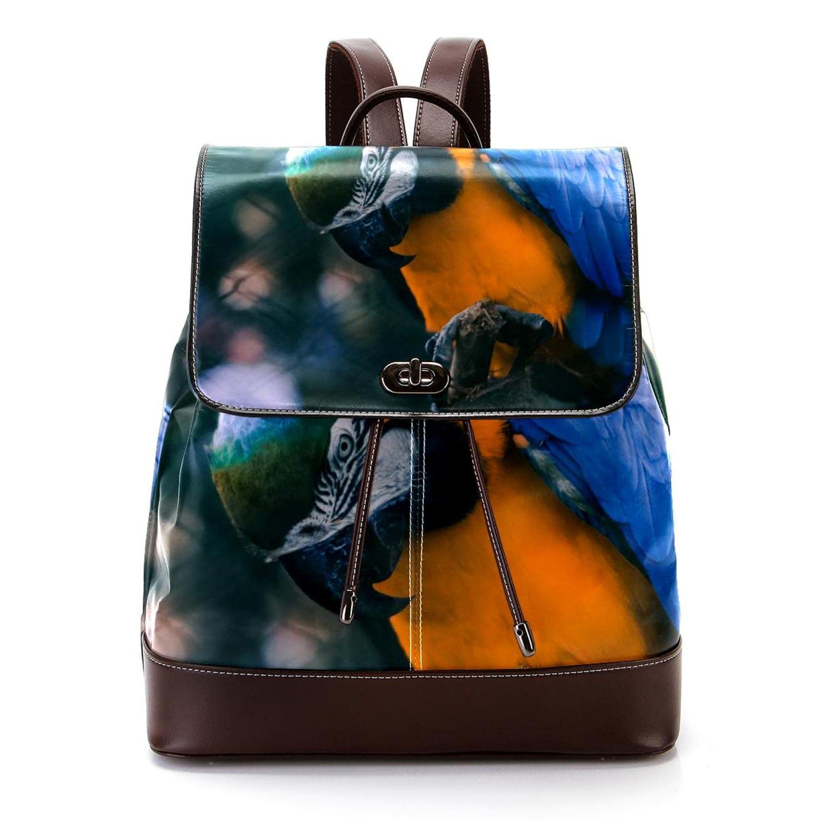 Chili czerwony mini sztuczna skóra plecak torebka, damski plecak torebka torba szkolna, MultiColor 03
