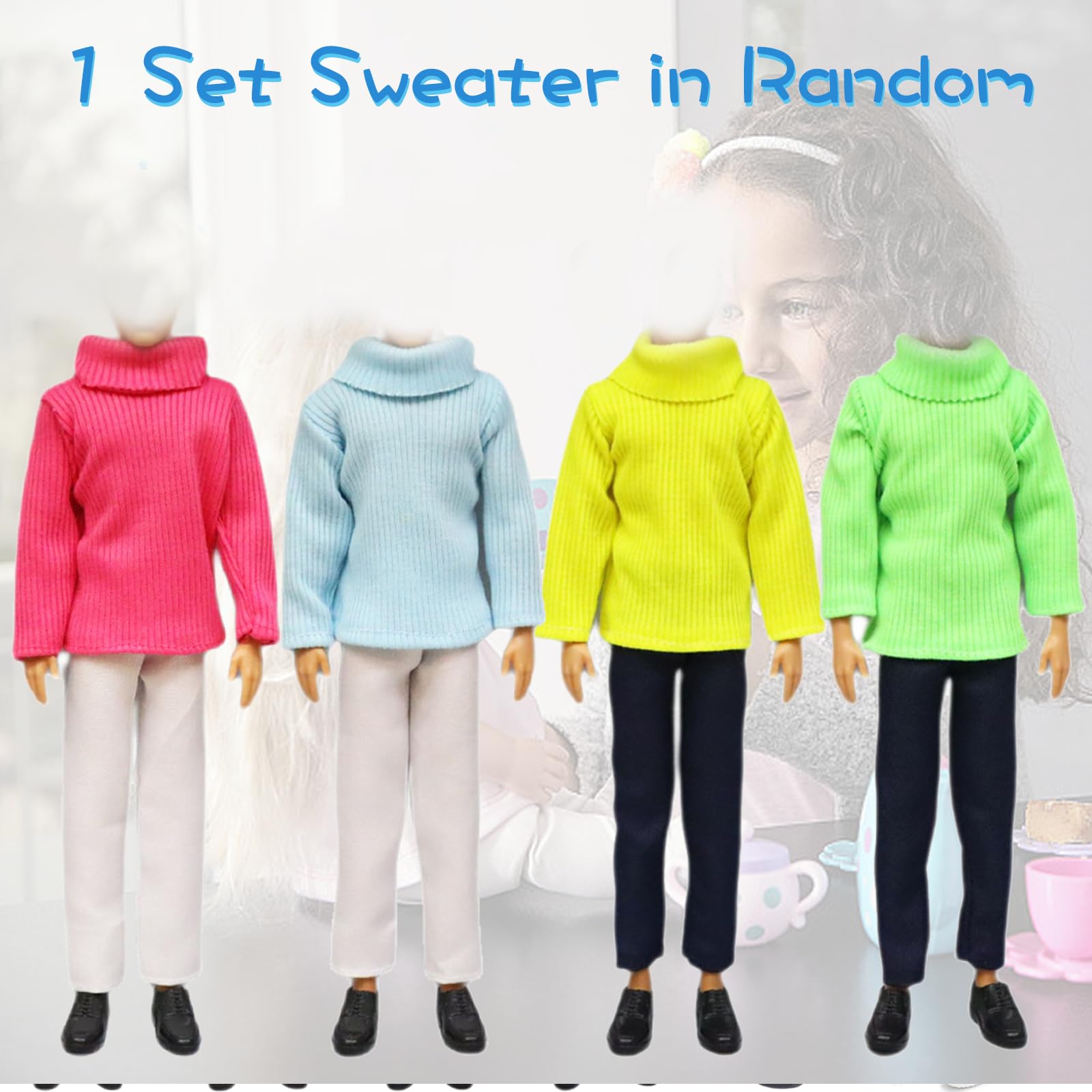 Lot De 19 Vêtements Et Accessoires Pour Poupée 11,5 Pouces (30 Cm) - Robes, Pantalons, Chaussures, Sacs - Cadeau Fille