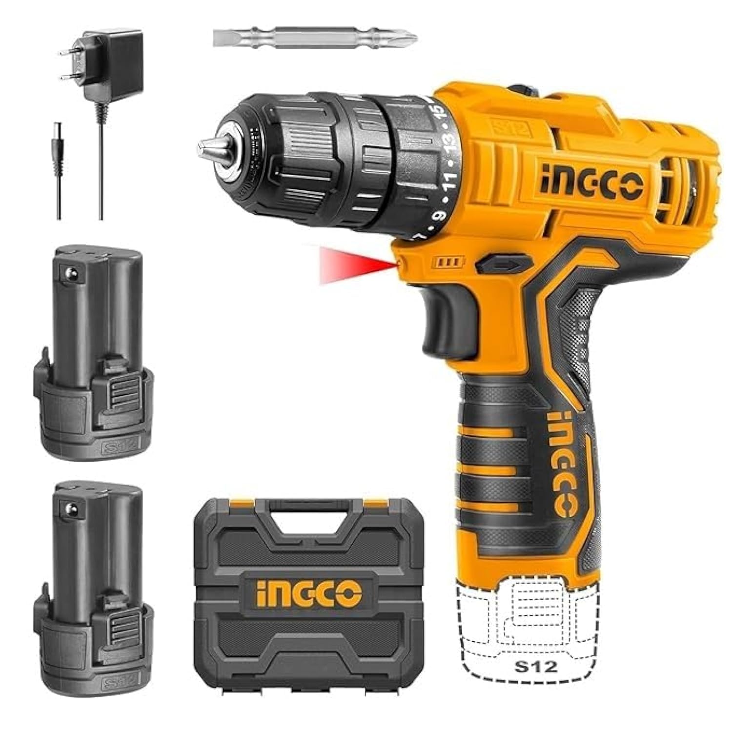See full amazon price history chart for INGCO Drill Machine for home use, 12V Drilling Machine, Cordless Drill With 2 PCS Batteries and charger INGCO Drill Machine for home use, 12V Drilling Machine, Cordless Drill With 2 PCS Batteries and charger (B0CW5JXB8C) Amazon Price History, Amazon Price Tracker