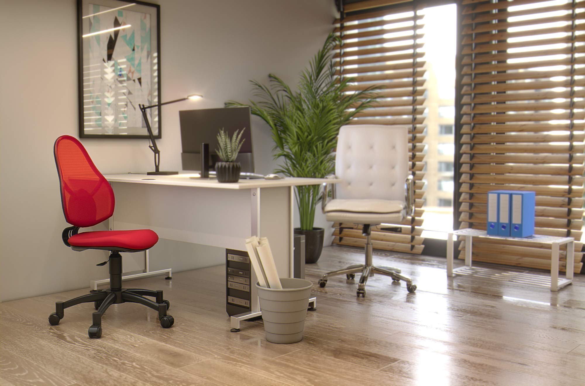 Topstar 71430S01 Open Art Junior Sedia Girevole per Ragazzi, Rossa - Vista 2