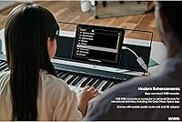 Vista 6 de Casio CDP-S160 – Piano Digital con 88 Teclas Ponderadas con Teclado de Acción de Martillo Escalada Modo Dueto para Estudiantes Sensación