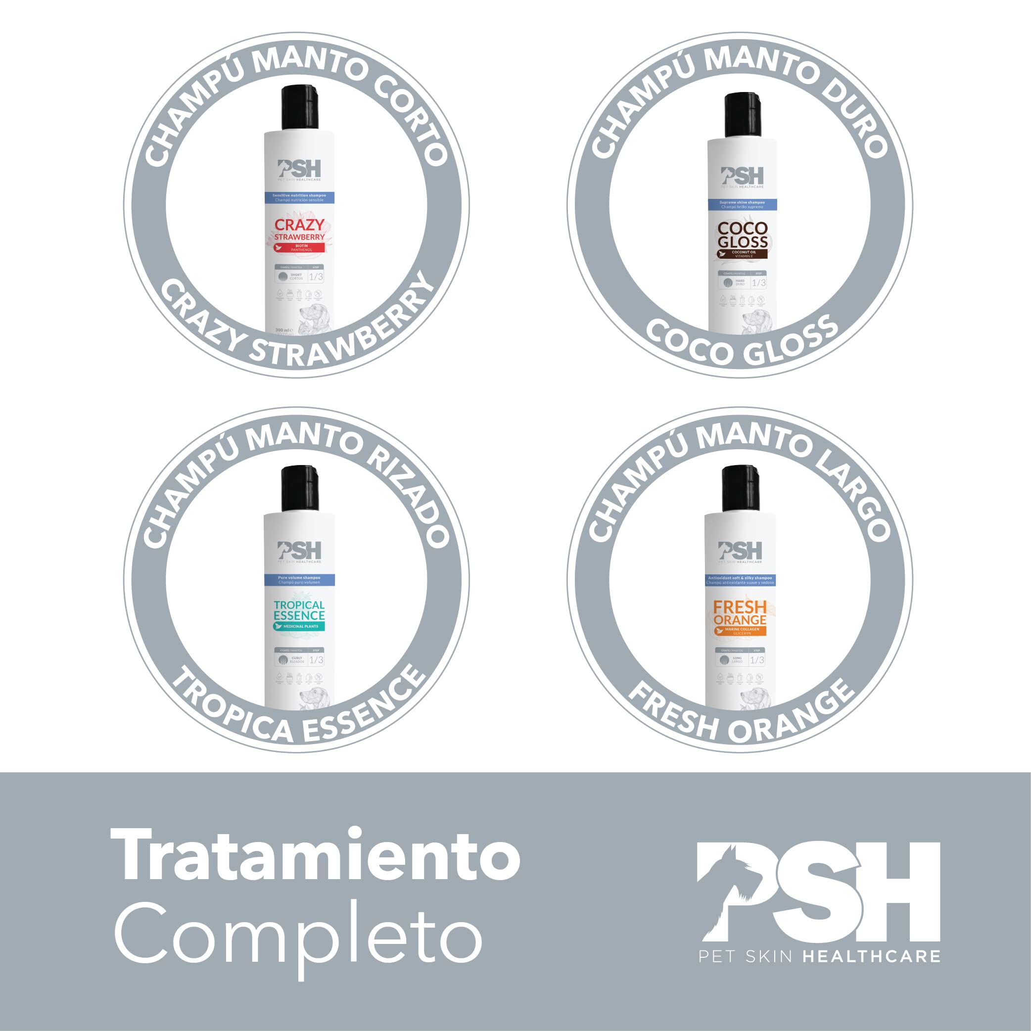 PSH 2Phase Conditioner - Acondicionador para Perros Desenredante e Hidratante - 500 ml