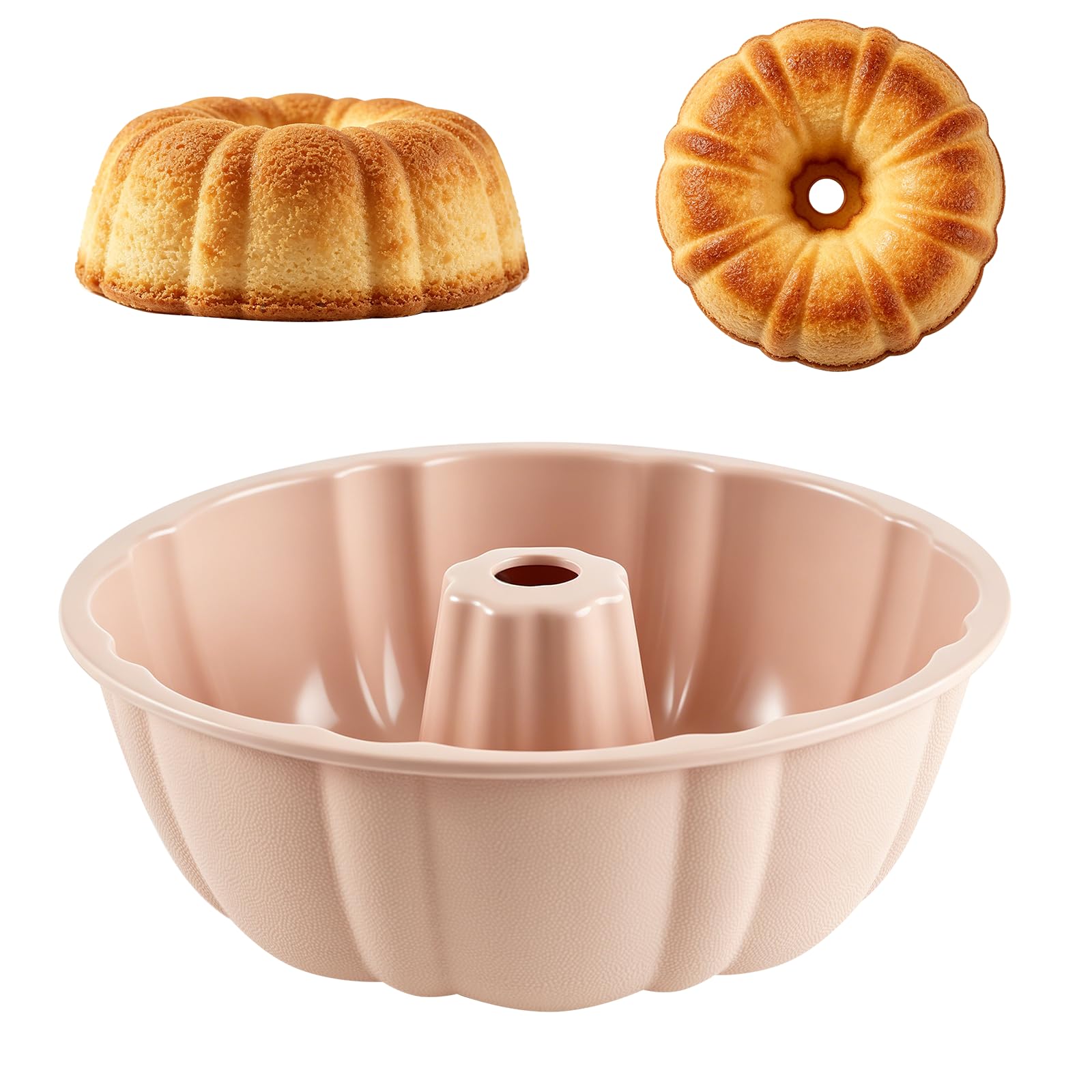 Photo 1 of FunSiltasy Non-Stick Rectangular Cake Pan - 10.5 Inch (Pink)