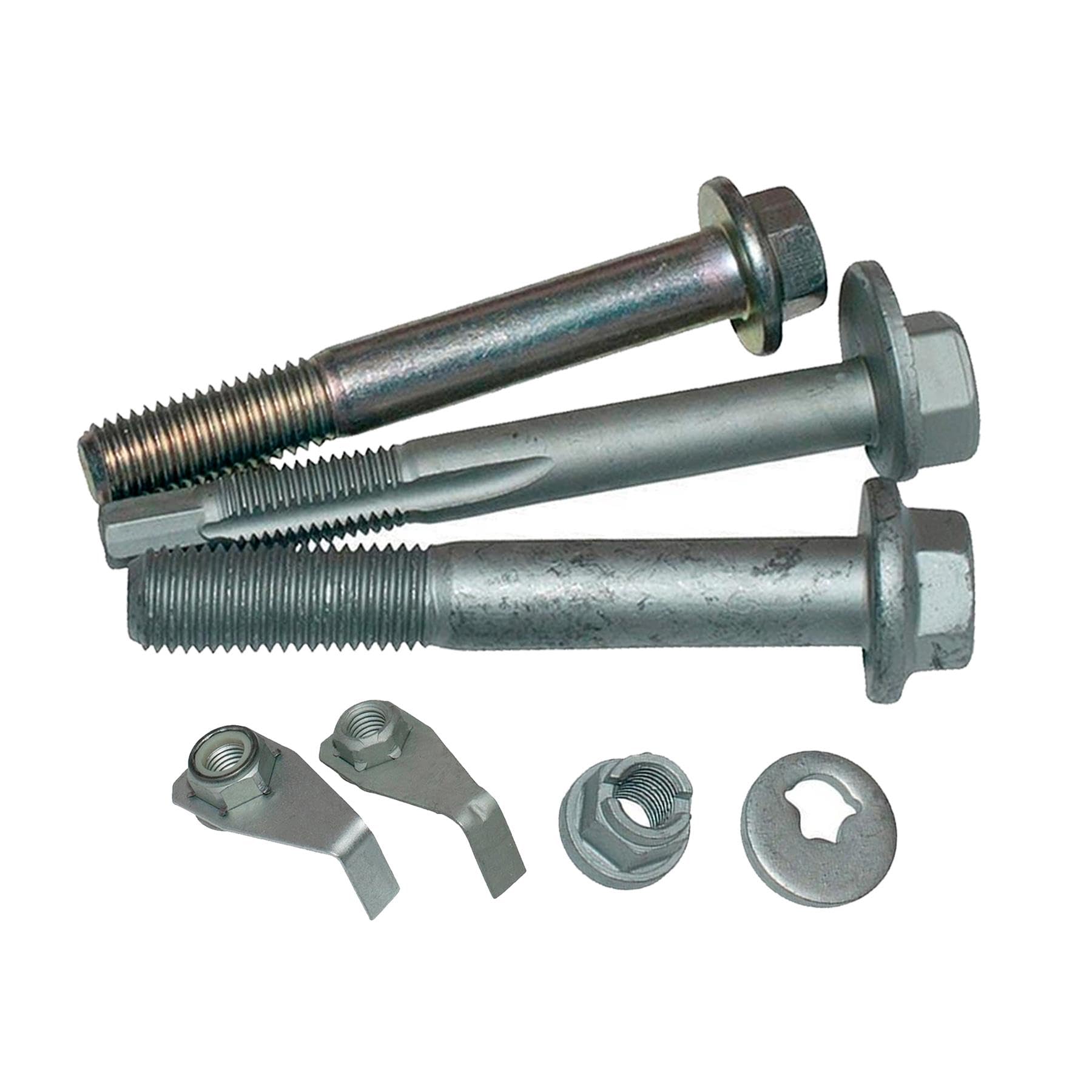 D2P Upper Suspension Arm Fitting Kit Bolts Nuts Compatible With 04-09 Landrover Discovery III L319 2.7, 09-18 Landrover Discovery IV L319 2.7, 05-13 Range Rover Sport I L320 Replaces RYH500280